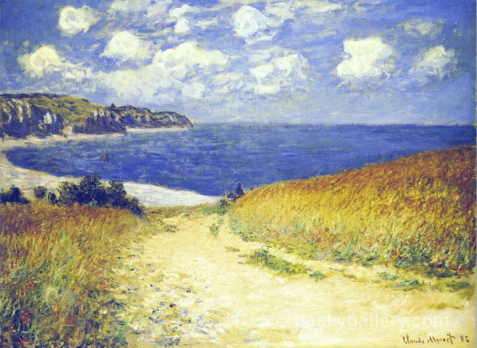Alley near Pourville by Claude Monet paintings reproduction